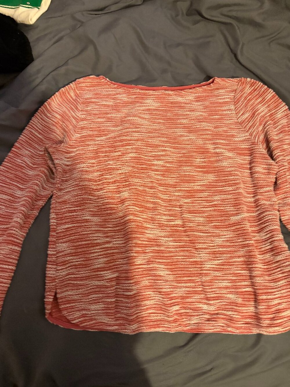 Small pink and white long sleeve H&M shirt
